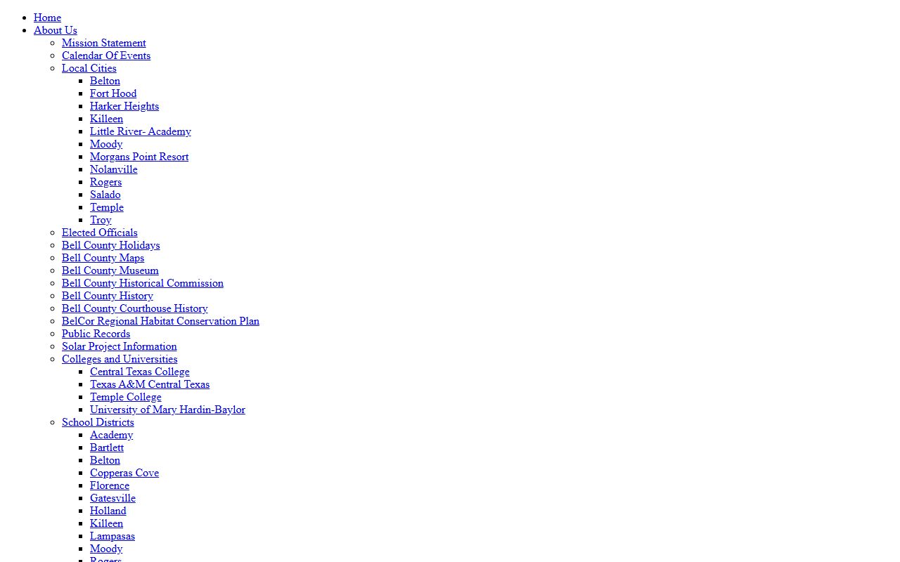 Bell County criminal court records search portal