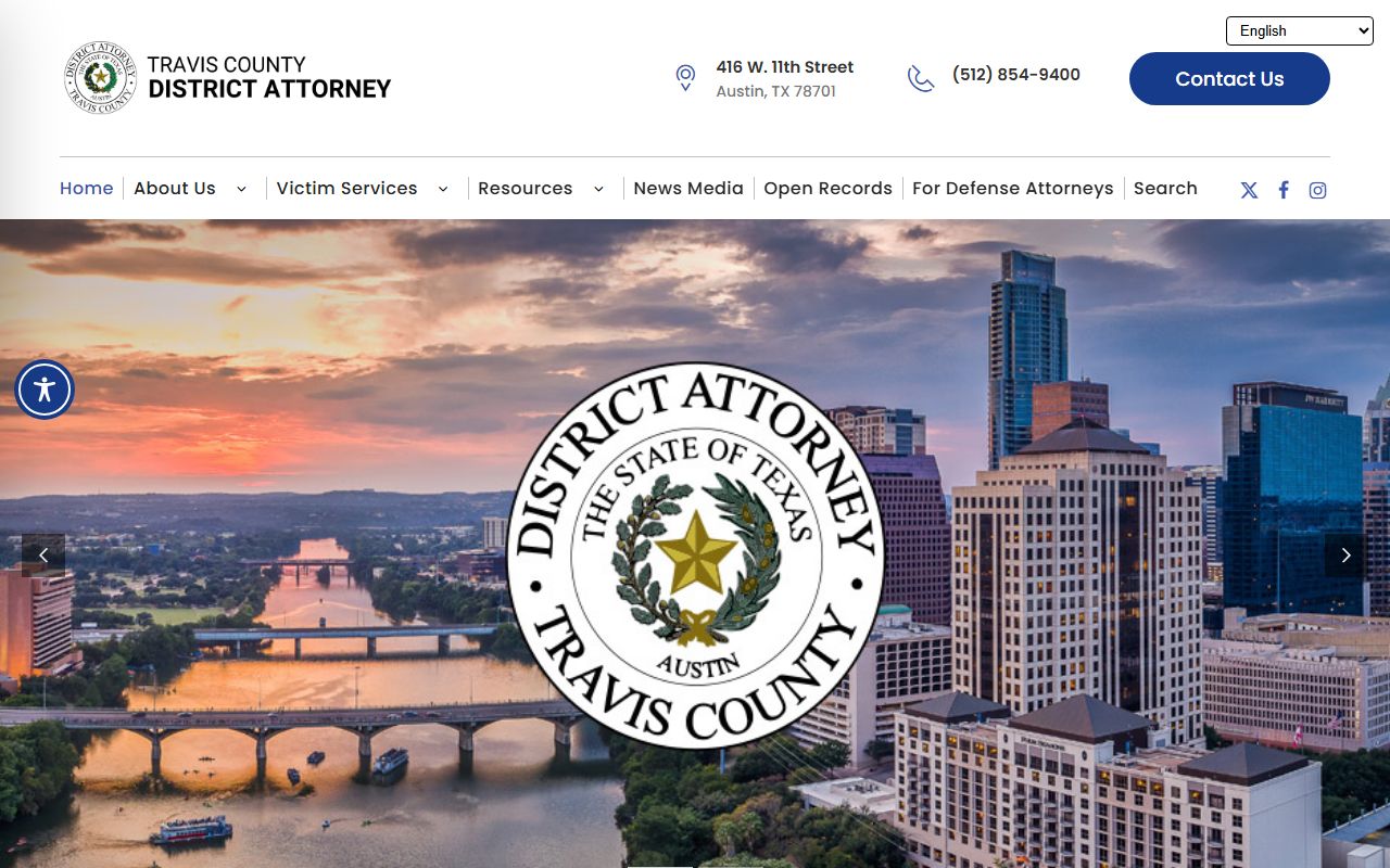 Travis County District Attorney office in Austin Texas